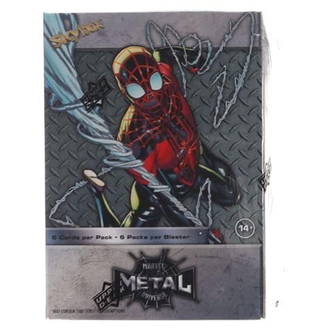 spider man metal hobby box|skybox metal universe spider man palladium.